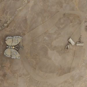Mother of Pearl Butterfly Choker
